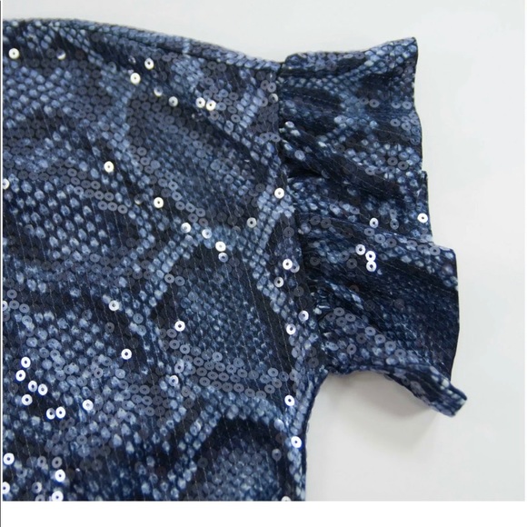 Michael Kors Snakesking Blue EXCLUSIVE dress - Picture 10 of 11